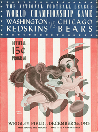 1943 NFL Championship Program